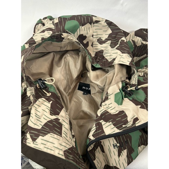 HUF Standard Shell 2 Camo Jacket, Size M, Hunting, Fishing, Water Repellent, - Picture 8 of 9